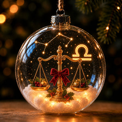 ✨ Lighted Zodiac Christmas Ornament