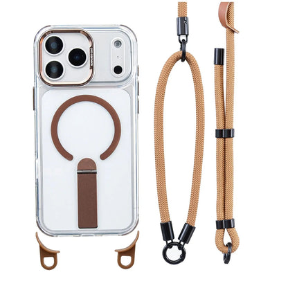MagSafe Smartphone Case with Detachable Crossbody Neck Lanyard Strap