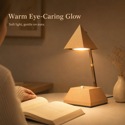 💡 Pyramid Telescopic Desk Lamp|Height Adjustable Foldable Decor Lamp for Bedroom & Study Room Lovers
