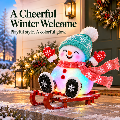 ☃️ Adorable Light-Up Snowmen | 4 Cute Christmas Garden Style 🎁