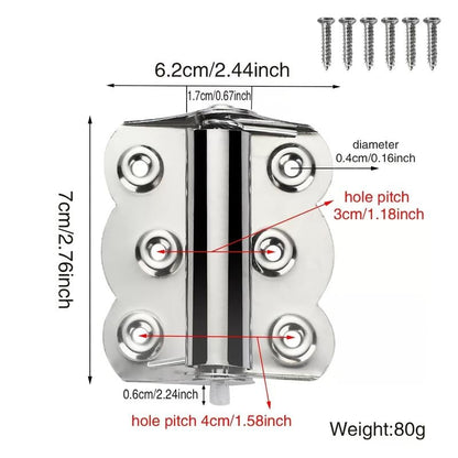 ⚙️Adjustable Self-Closing Spring Door Hinges