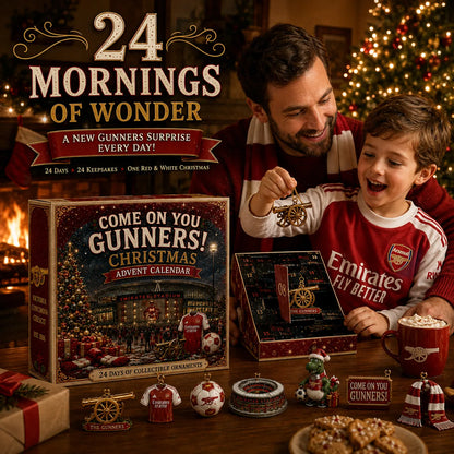 ⚽🔴 24 Days of Red & White Glory – North London Football Christmas Collector Countdown