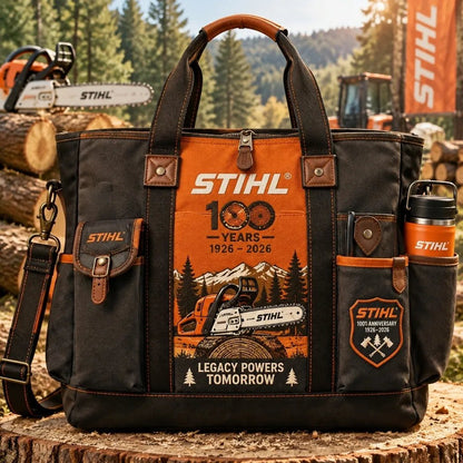 STIHL 100th Anniversary Edition Heavy-Duty Multifunctional Outdoor Tote Bag