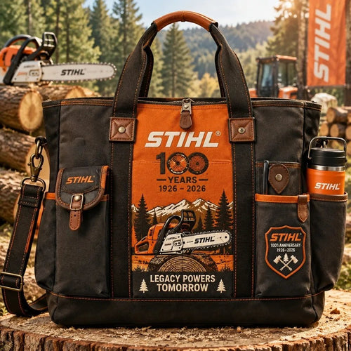 STIHL 100th Anniversary Edition Heavy-Duty Multifunctional Outdoor Tote Bag