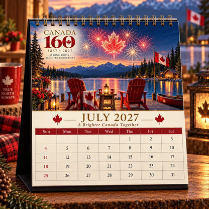 🍁🇨🇦 2027 Canadian Scenic Calendar – 12 Months of Beautiful Coast-to-Coast Views