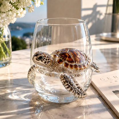 3D Ocean Animal Artisan Glassware Collection