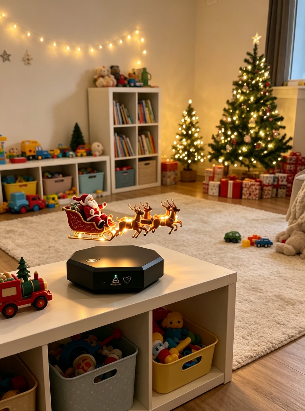 The best Christmas decorations-Santa's Flying Sleigh