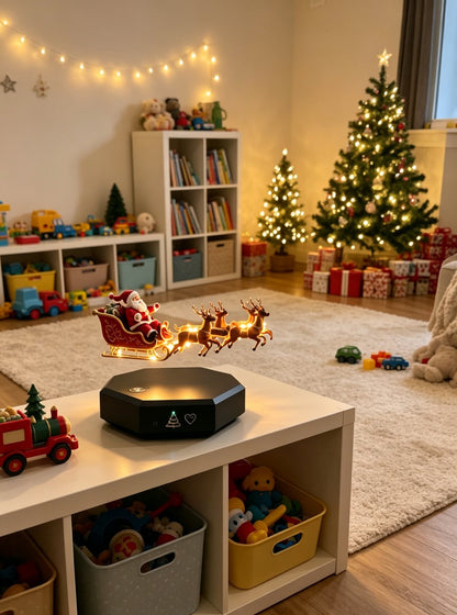 The best Christmas decorations-Santa's Flying Sleigh