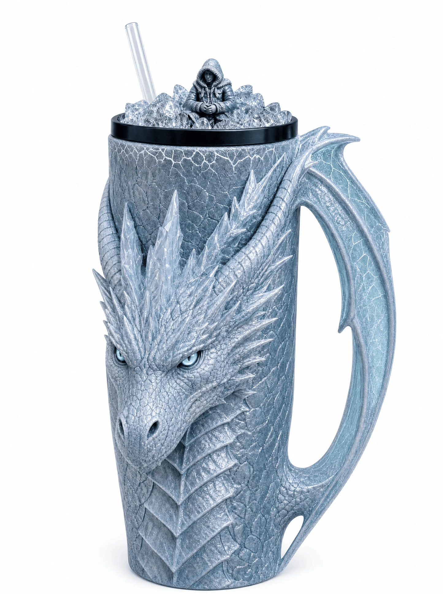 🐉 Unleash the Mythic Flame:Dragon‑Scale Insulated Tumbler | Fantasy Collectible Drink Cup For Hot & Cold Drinks