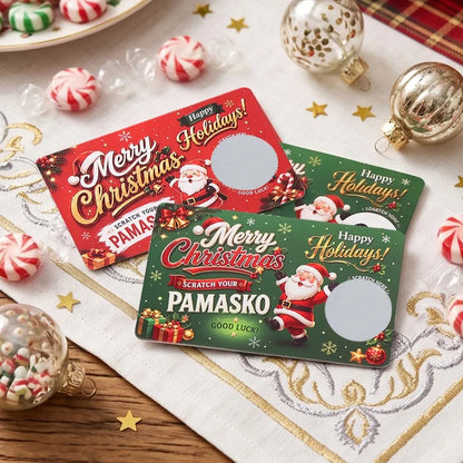 🎁🎄 Scratch & Surprise Christmas Party Cards – Festive Lucky Draw Game for Holiday Fun