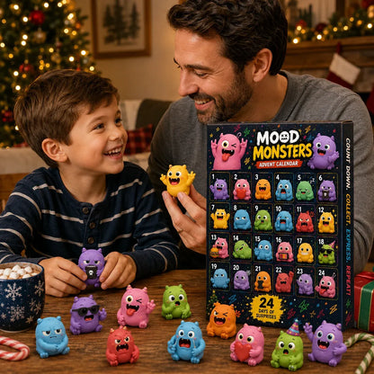 🔥😍😩 Mood Monsters Advent Calendar 2026 – 24 Moods, 24 Reactions, One Chaotic Little Crew 🎄