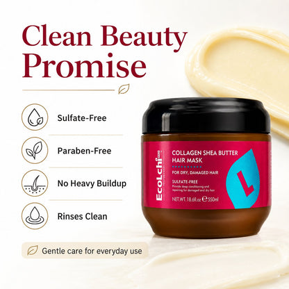 🌿💇‍♀️Collagen Shea Butter Repair Hair Mask