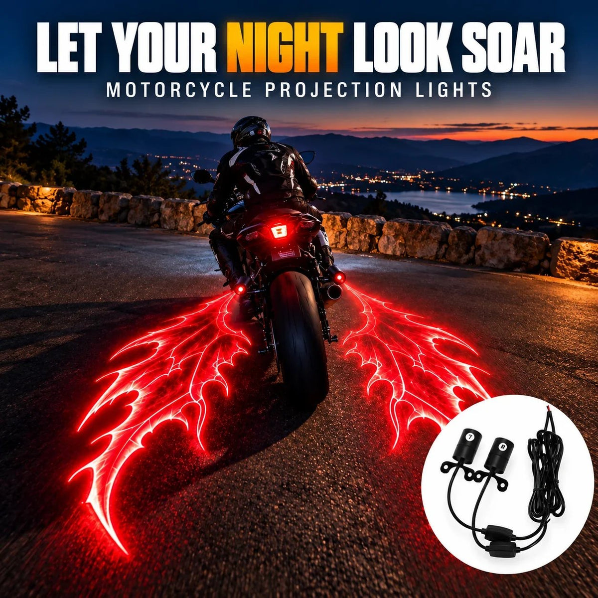 Motorcycle Ground Projection Lights