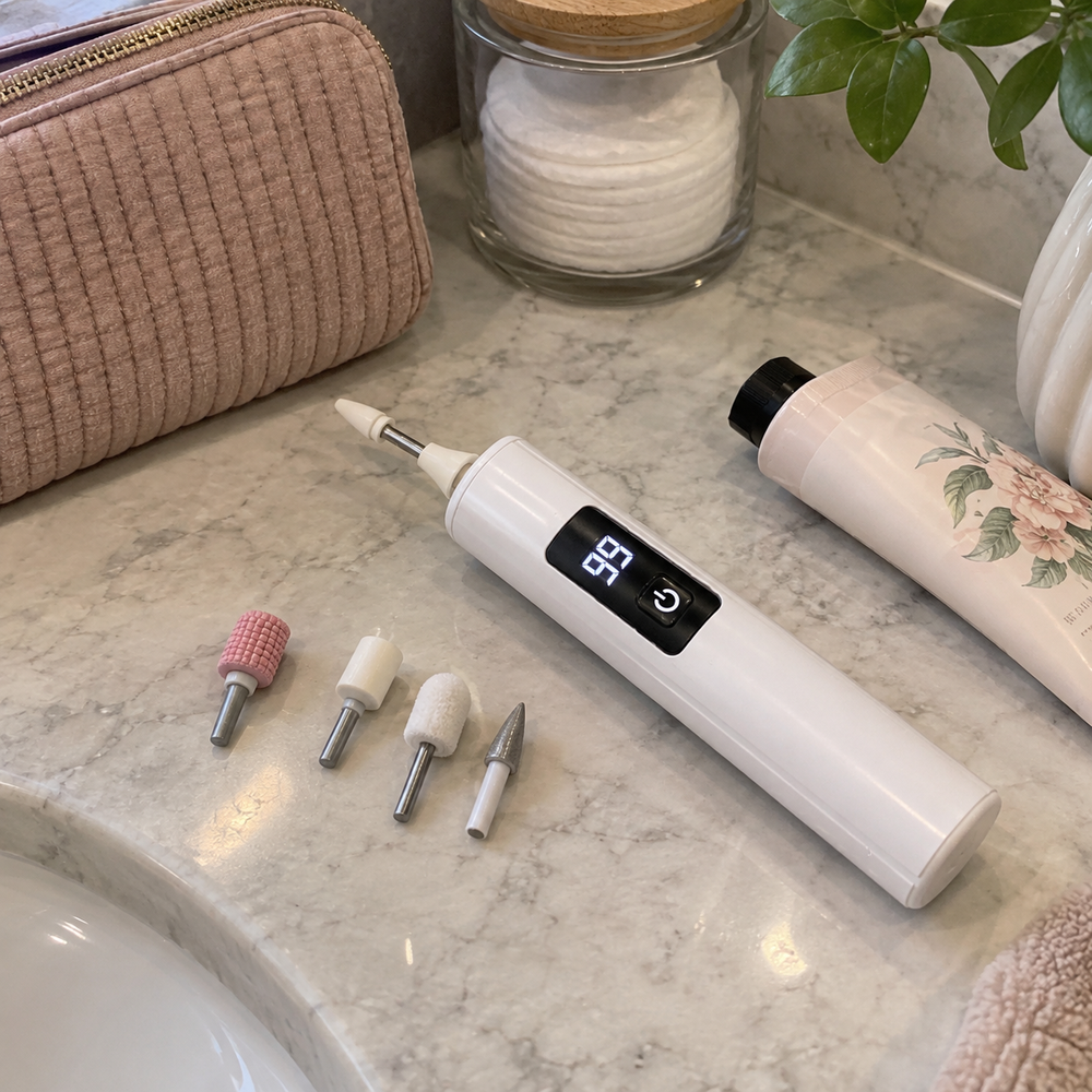 Electric nail drill at home