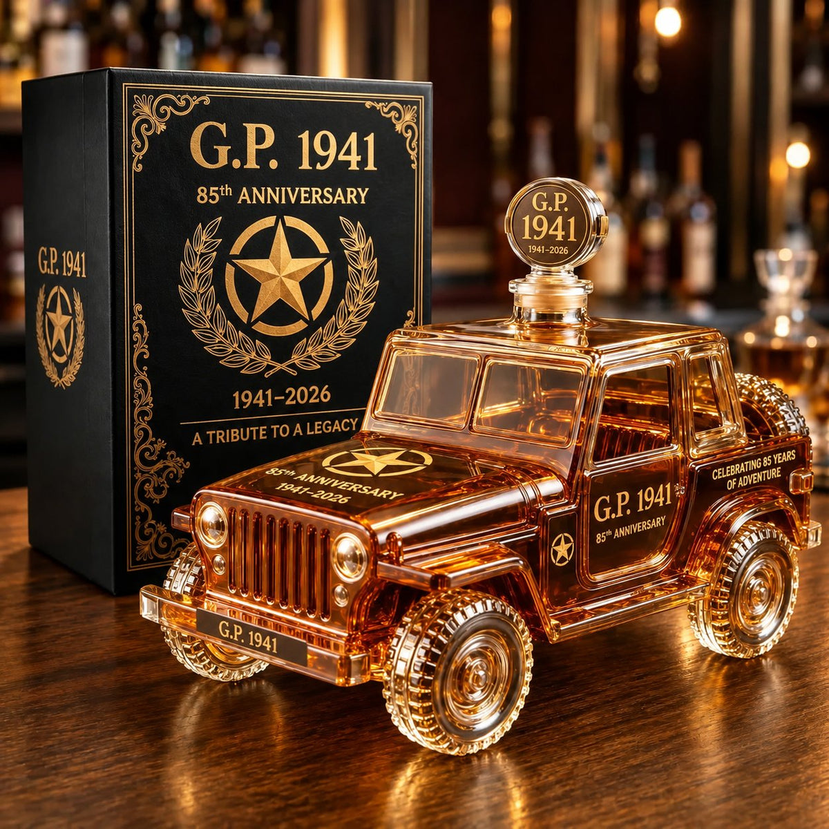 G.P. 1941 85th Anniversary Whiskey Decanter