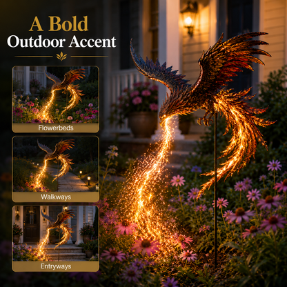 ✨Solar Powered Phoenix Fire Garden Light