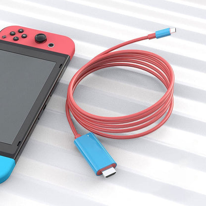 🎮📲 2M USB-C to HDMI Cable – 4K Display & 100W PD Charging for Switch, Phones, Tablets & Laptops