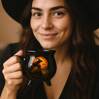 🔥Halloween Early Bird Sale🎃Custom  Witch Cauldron Mug — The Ultimate Halloween Brew! 🔮💀☕️