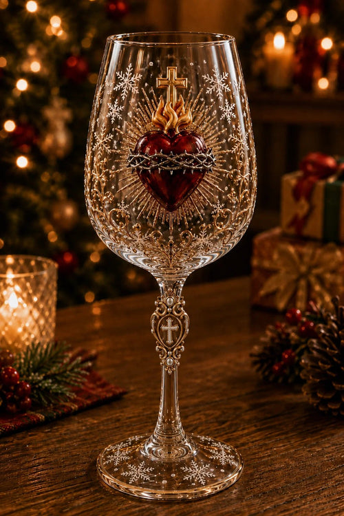 🎁✝️Faith & Grace  Christian Wine Glass Set - The Perfect Gift for Someone Who Loves Jesus 🎁