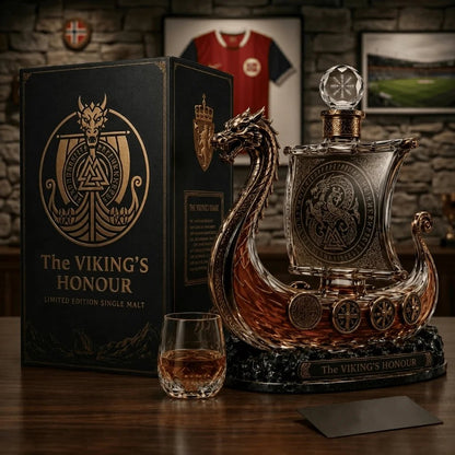 🛡️⚔️The Viking's Honour - Limited Edition Crystal Whiskey Decanter