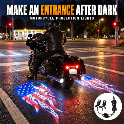 Motorcycle Ground Projection Lights