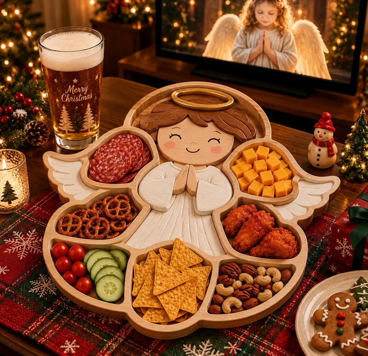 🔥Last Day 49% OFF🎄 Christmas Snack Serving Tray