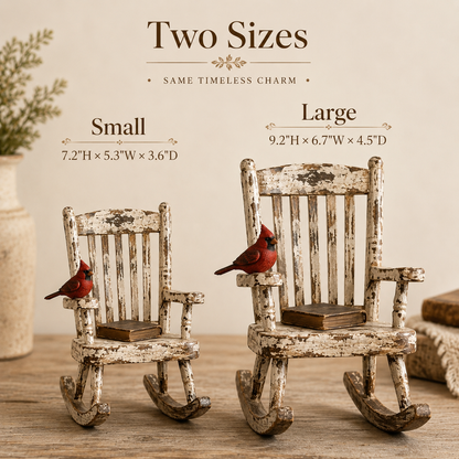 Cardinal Memory Rocking Chair Decor