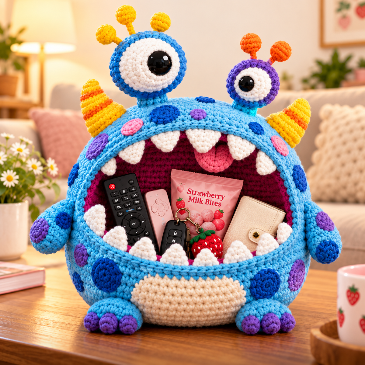 👾Clutter Munchers Hungry Monster DIY Crochet Storage Buddies 🧶