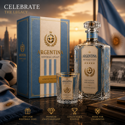 Argentina Football Legacy Collector’s Decanter Gift Set
