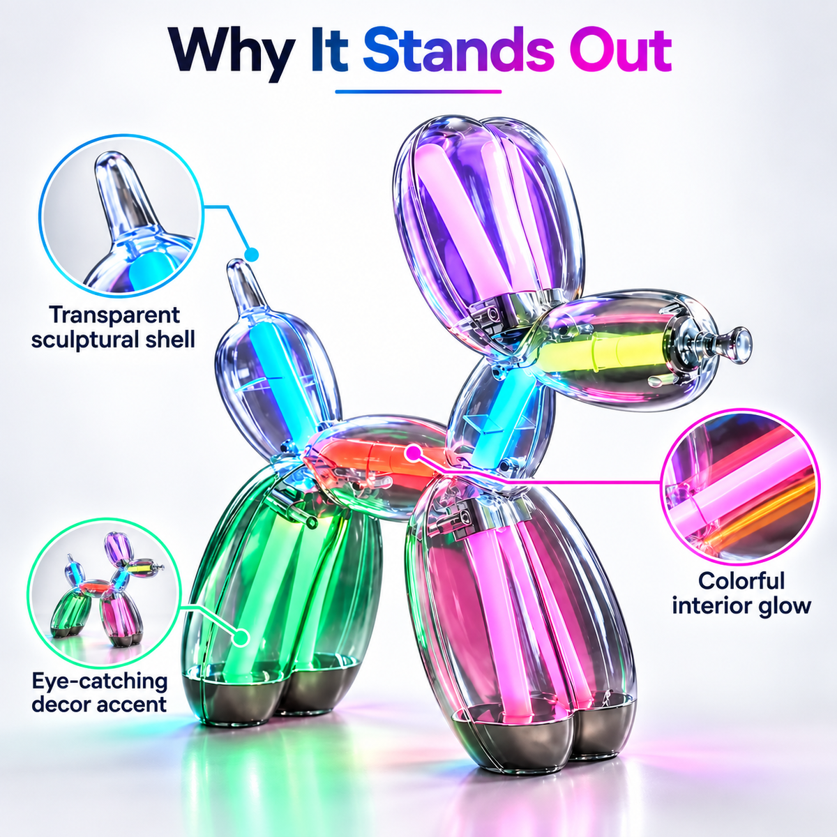Glow Pup product features
