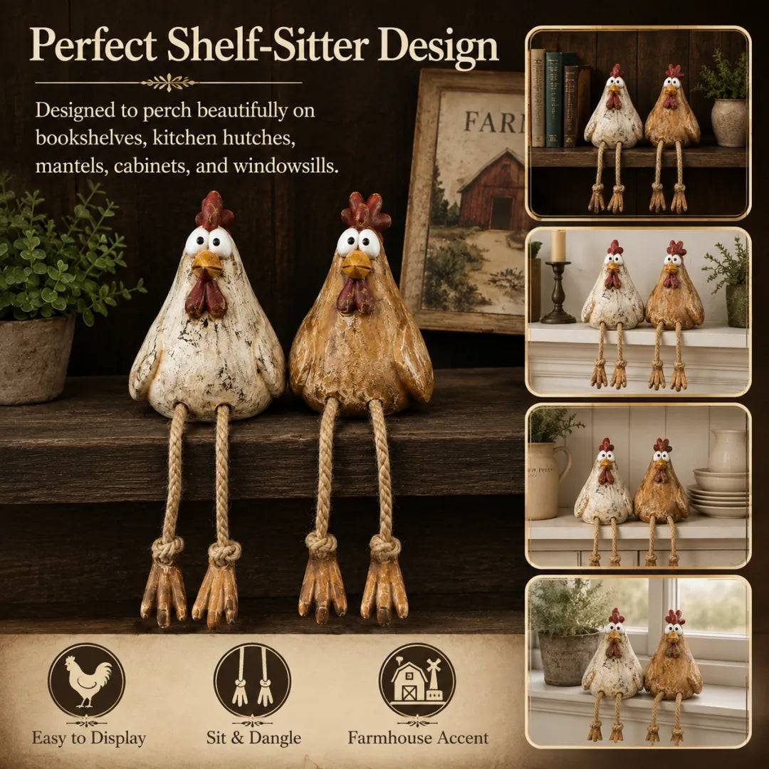 🎁Whimsical Farmhouse Flock Figurines — Charming Animal Pairs for Cozy Country Homes