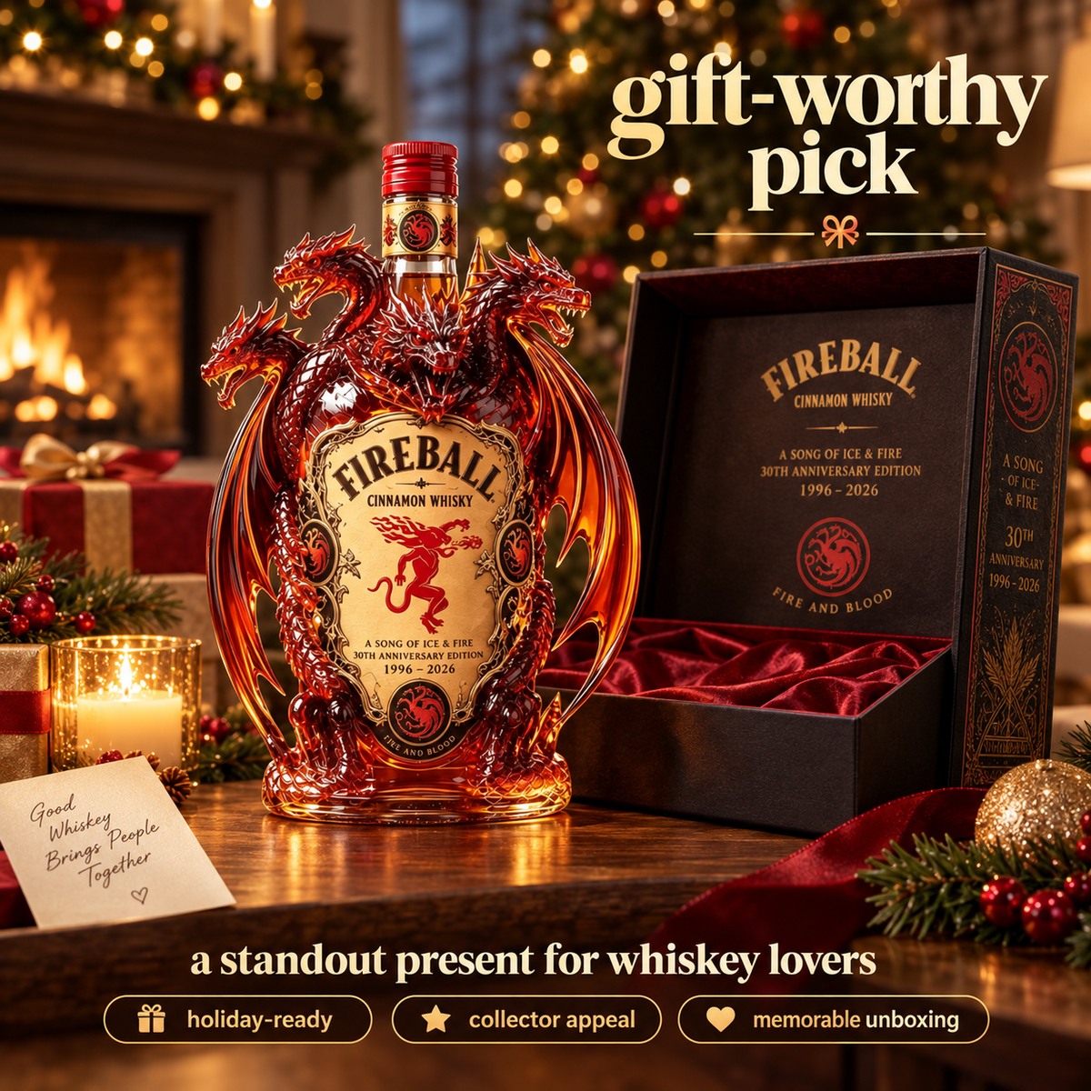 Legendary Dragon Decanter – Collector’s Edition Display Bottle