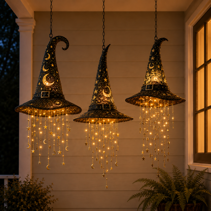 🧙✨Lighted Witch Hat Hanging Chime