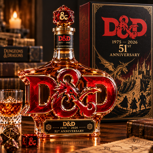 51st Anniversary Tabletop RPG Fantasy Dragon Decanter