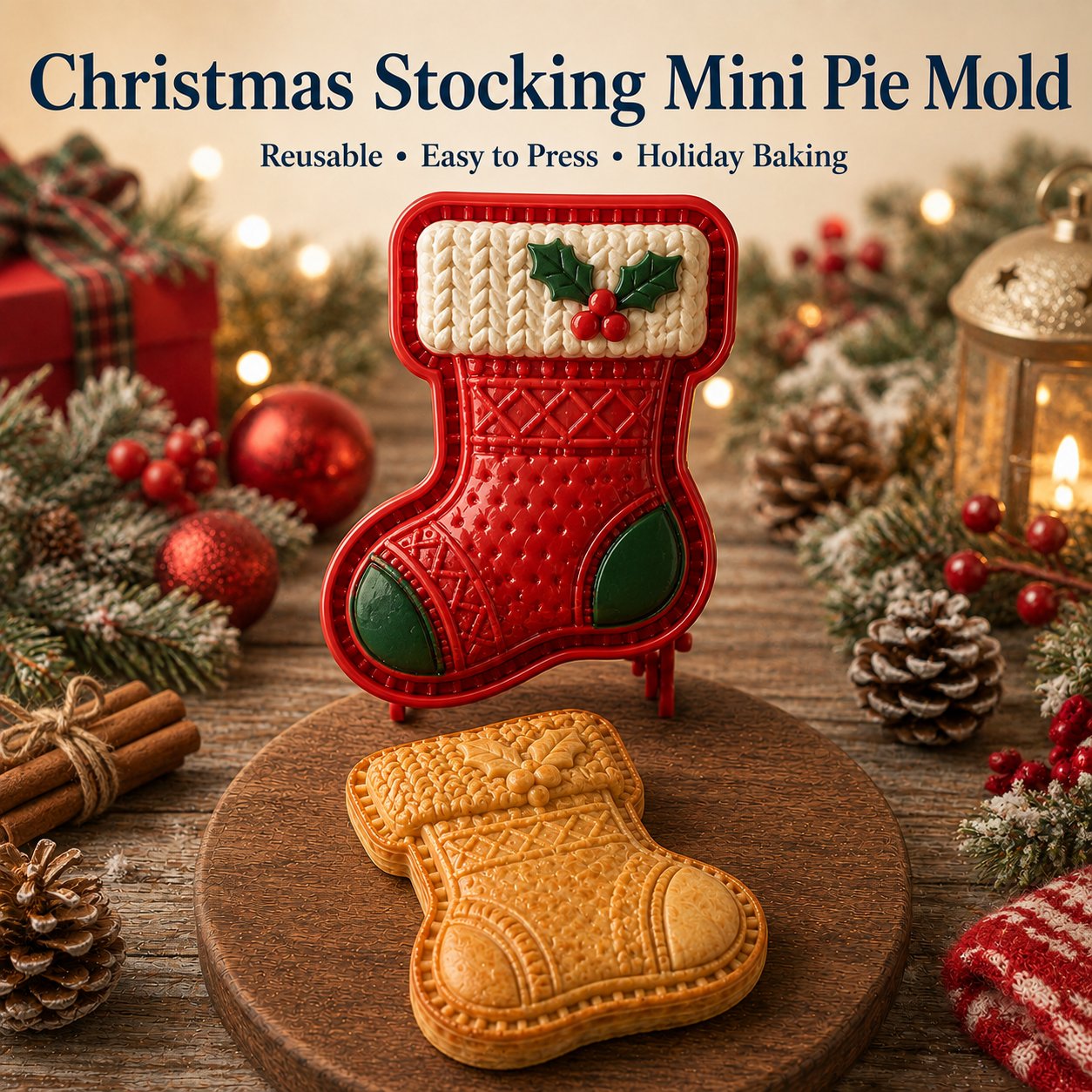 🔥😍 Letzter Tag: 49 % Rabatt – 🎄 Weihnachts-Mini-Pie-Formen-Kollektion mit 9 Designs | Wiederverwendbare Prägeformen für detailreiche Weihnachtsmann-, Schneemann-, Rentier-, Tannenbaum- & Festtags-Pies 🥧✨