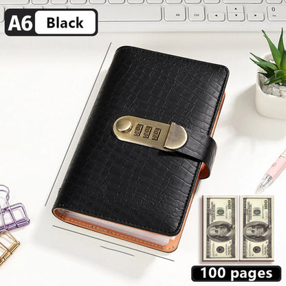 🔥 49% OFF – Lockable A6 Savings Notebook with 3-Digit Combination Lock 💰