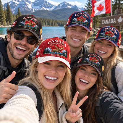 💝LAST DAY 70% OFF - 🍁🇨🇦 Canada 1867–2027 Legacy Cap – 160th Anniversary Embroidered Collector Edition