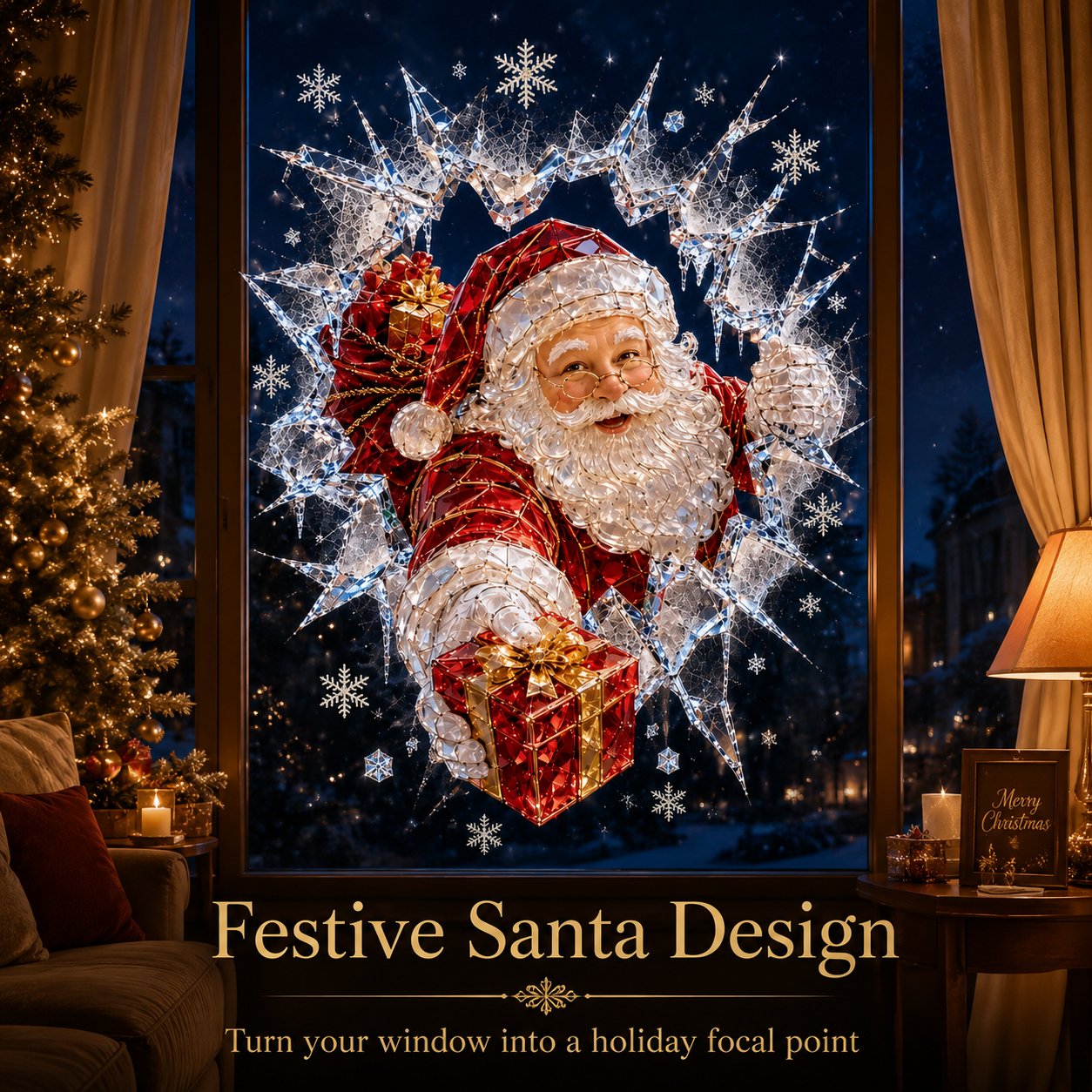 🎅Christmas Sale🎅2026 Christmas Window Decals