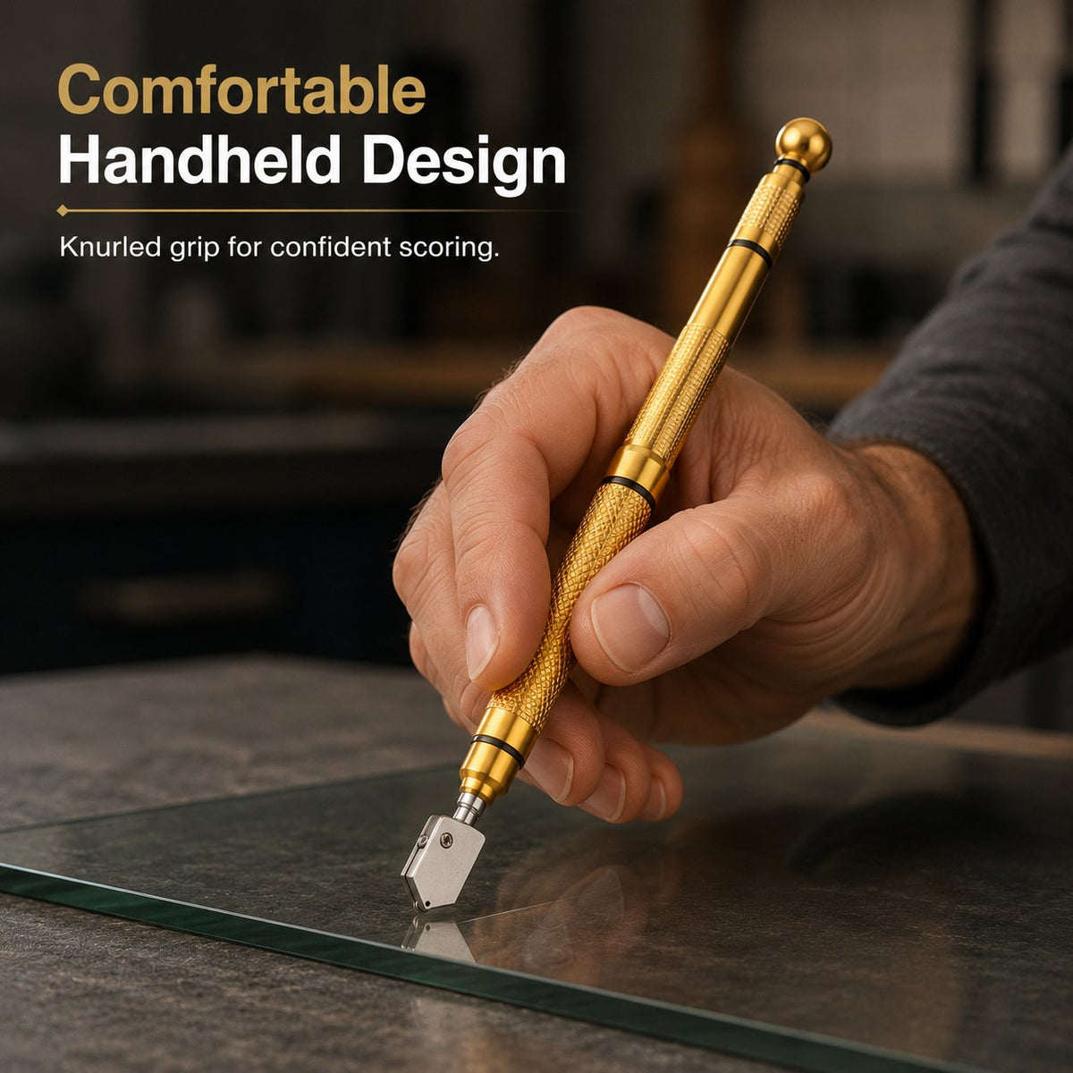 🔧🎯 Handheld Precision Scoring Cutter – Compact Tool for Glass, Ceramic & Porcelain Projects