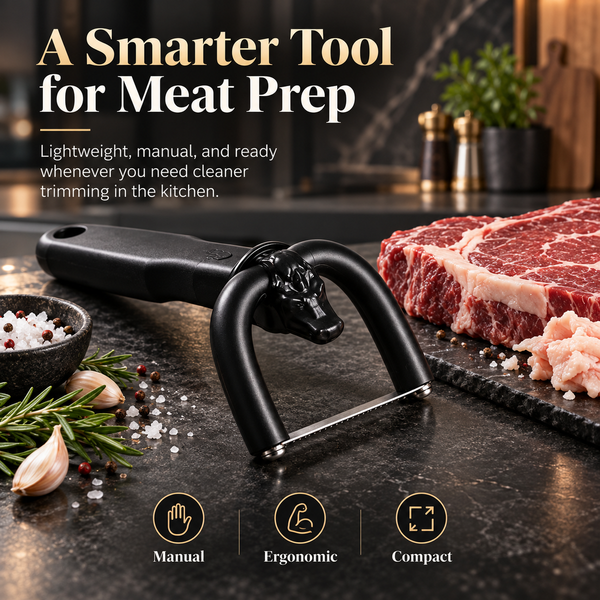 🥩Precision Meat Trimming Tools For Easy Fat Removal