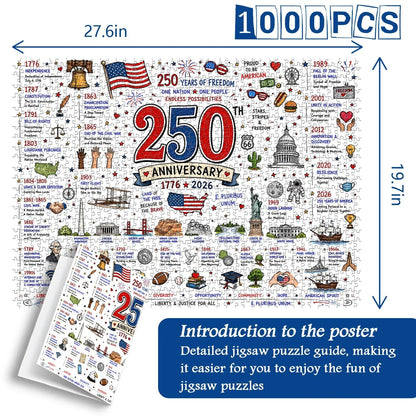 🔥Last Day 49% OFF🎁Patriotic America Jigsaw Puzzle 1000 Pieces