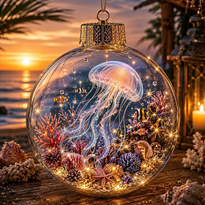 🌊Summer Ocean Animal Lighted Diorama Ornament