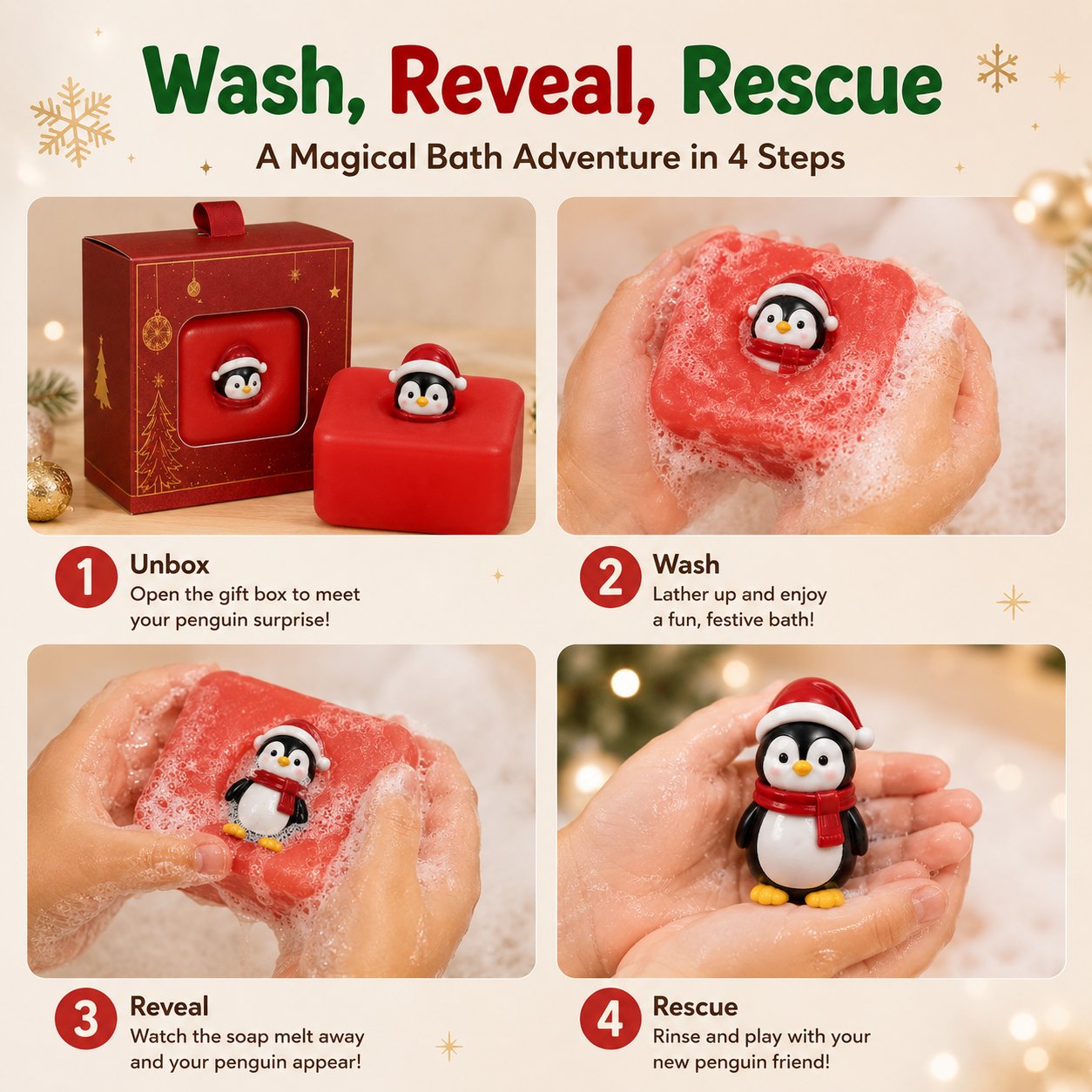 🛁 Christmas Surprise Soap