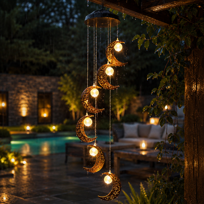 🌙Moonlit Reverie Solar Wind Chime