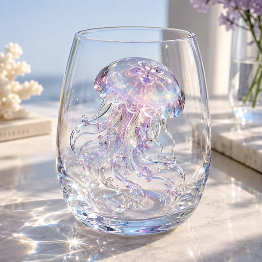 🔥 LAST DAY 49% OFF – ✨ 3D Animal Floral Glass Tumbler | For Prettier Sips, Sunlight-Catching Details, Nature Charm & Elegant Everyday Drink Vibes 🌸🐾