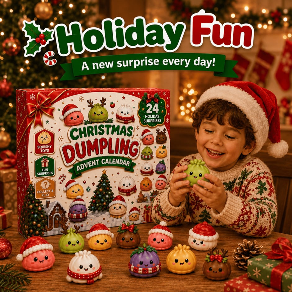 ⏳ Last day 50% OFF – 🎄Christmas Advent Calendar Box🥟