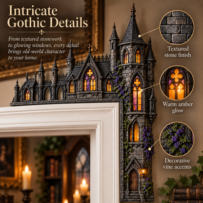 🏰Gothic Castle Door Topper