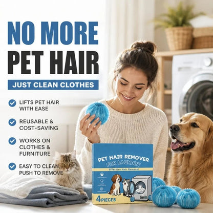 🐾🧺 Fur-Catching Laundry Helpers – Reusable Balls for Cleaner Pet-Hair Loads