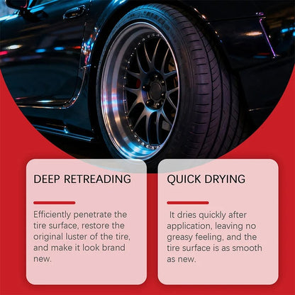 🎉✨Tire Shine Balm with Sponge – Restore a Deep Black Finish
