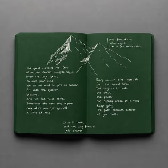 🎨📘 Think in Color Creative Notebook – 140 GSM Pages + Free White Gel Pen